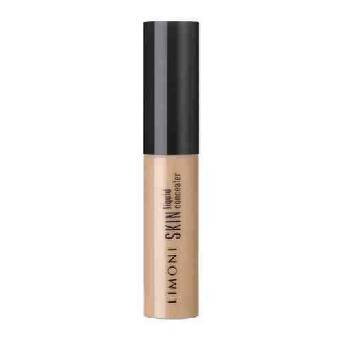 Консилер для лица и кожи вокруг глаз увлажняющий Skin liquid Concealer LIMONI тон 01 (светло-бежевый)