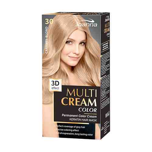 Краска для волос JOANNA MULTI CREAM 3D Карамельный блонд тон 30 арт. 133288