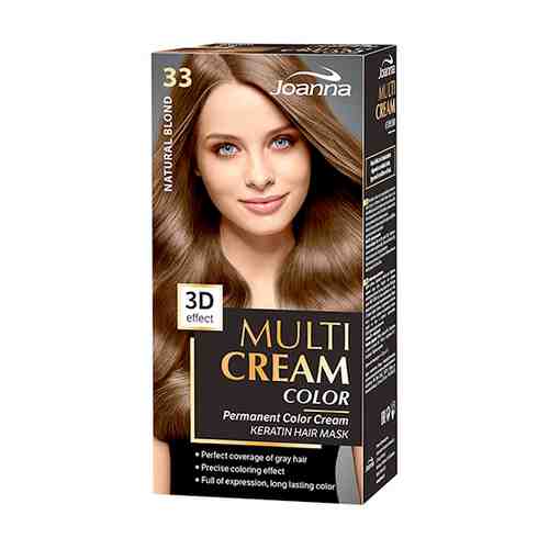 Краска для волос JOANNA MULTI CREAM 3D Натуральный блонд тон 33 арт. 133293