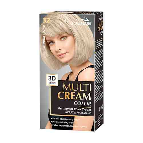 Краска для волос JOANNA MULTI CREAM 3D тон Платиновый блонд тон 32 арт. 133289