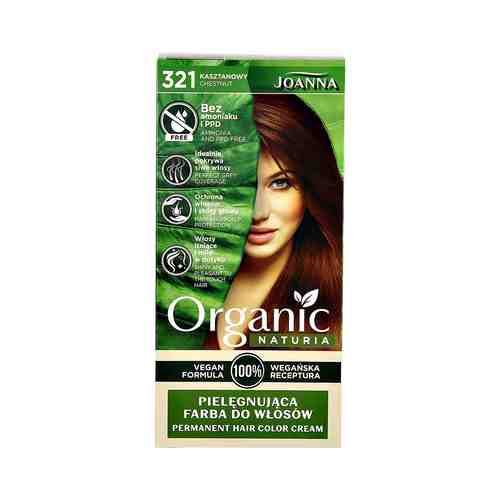 Краска для волос JOANNA ORGANIC NATURIA тон 321 каштановый арт. 210787