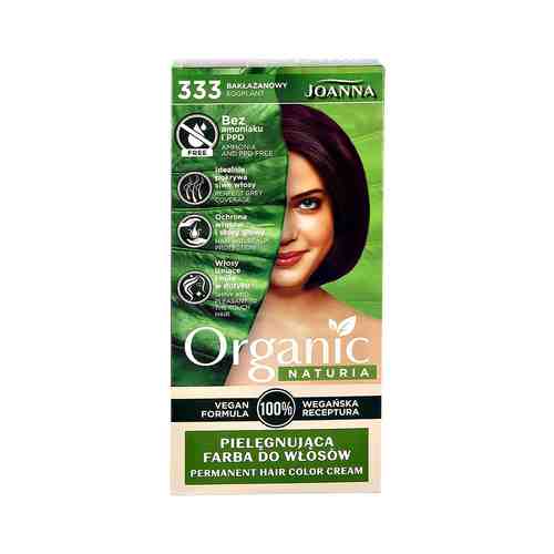 Краска для волос JOANNA ORGANIC NATURIA тон 333 баклажановый арт. 210788