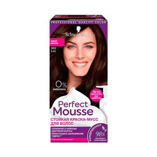 Краска-мусс для волос PERFECT MOUSSE тон 365 Темный шоколад арт. 118289