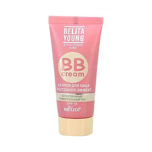 Крем для лица BIELITA YOUNG BB CREAM Photoshop-эффект 30 мл арт. 209046