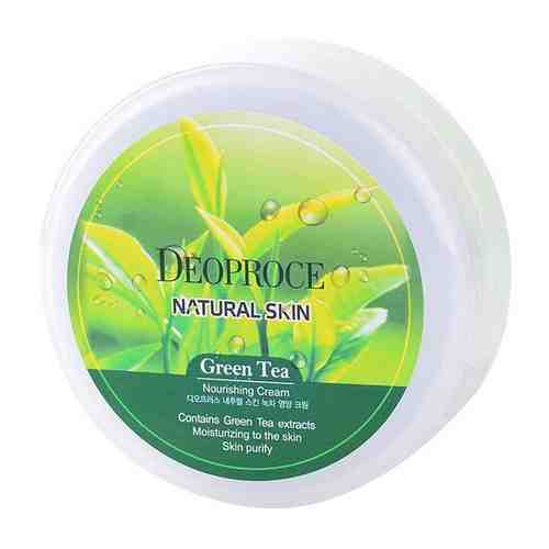 Крем для лица и тела питательный Deoproce Natural Skin Greentea Nourishing Cream, 100 г