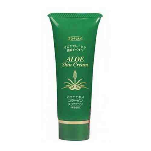 Крем для лица с экстрактом алоэ (с коллагеном и скваланом), to-plan aloe cream, 40 гр