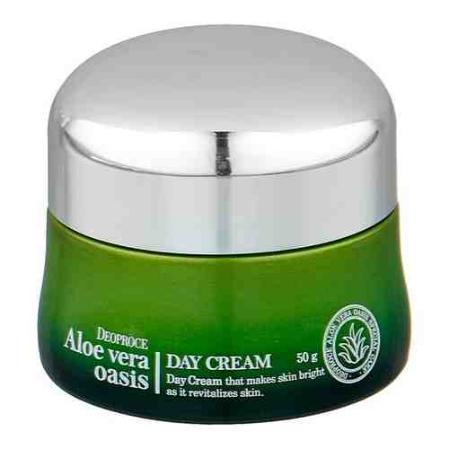 Крем дневной для лица DEOPROCE ALOE VERA OASIS DAY CREAM 50G.