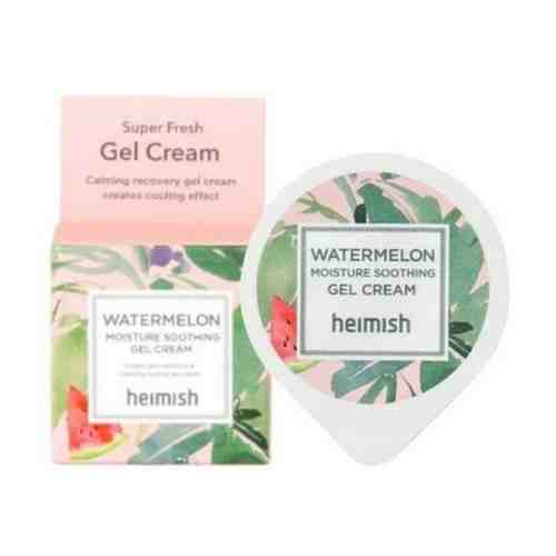 Крем-гель с арбузом Heimish watermelon moisture soothing gel cream увлажняющий и успокаивающий кожу 5мл