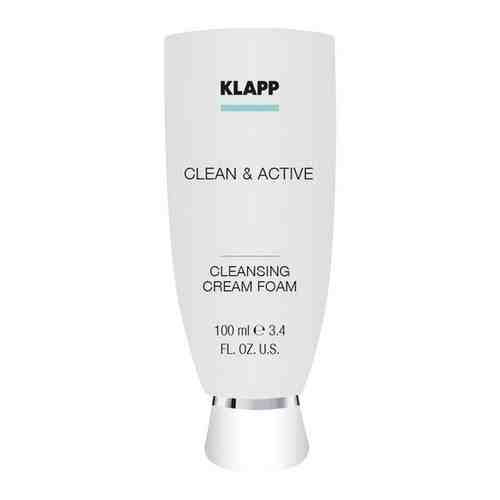 Крем-пенка KLAPP Очищающая Clean & active Cleansing Cream Foam, 100 мл