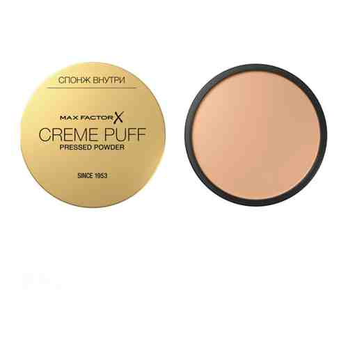 Крем-пудра тональная Max Factor Creme Puff Powder, со спонжем, тон: 81 truly fair