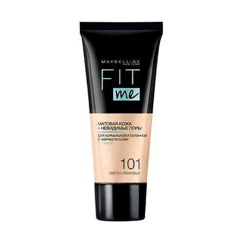 Крем тональный для лица MAYBELLINE FIT ME тон 101 светло-кремовый арт. 158444