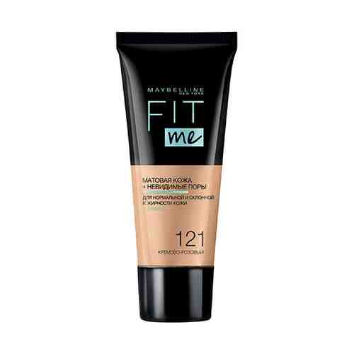 Крем тональный для лица MAYBELLINE FIT ME тон 121 кремово-розовый арт. 165862