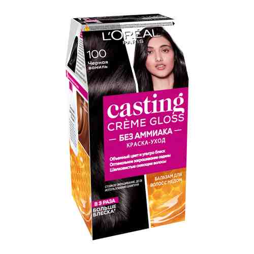 L'Oreal Casting Creme Gloss Стойкая краска-уход для волос без аммиака, оттенок 525, Шоколадный фондан 180мл