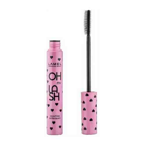 Lamel professional, Тушь для ресниц OhMy Lash Mascara SCULPTING EXTRA BLACK 10мл 401