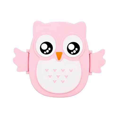 Ланч-бокс FUN OWL pink 16 см арт. 132195