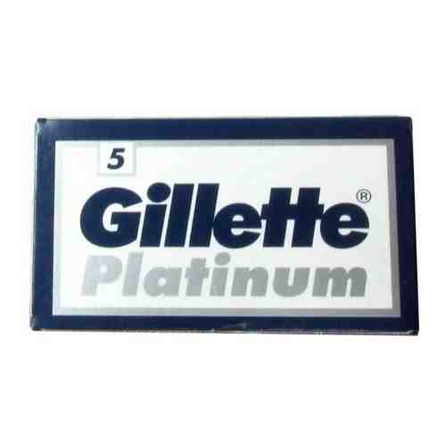 Лезвия для бритья GillettePlatinum, комплект 5 шт., 5 шт.