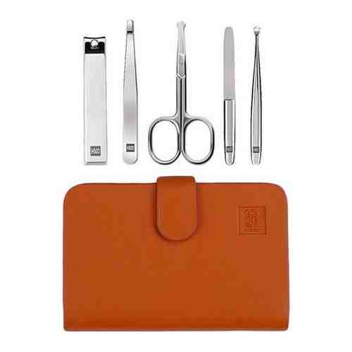 Маникюрный набор Xiaomi Huo Hou Stainless Steel Nail Clippers Suit Brown