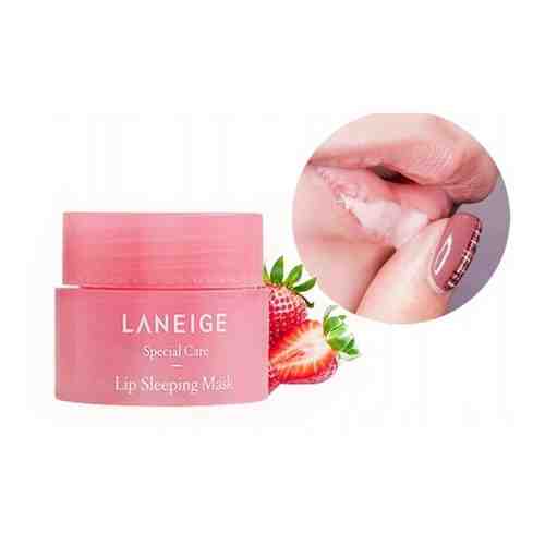 Маска для губ ночная - Lip sleeping mask mini pink, Laneige 3мл