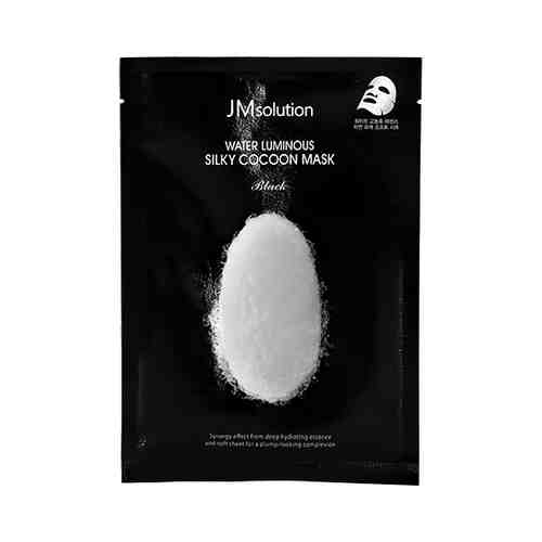 Маска для лица JMSOLUTION BLACK с экстрактом кокона тутового шелкопряда  выравнивающая тон кожи 35 мл арт. 202999