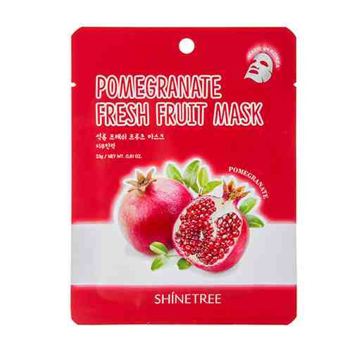 Маска для лица SHINETREE FRESH FRUIT с экстрактом граната 23 г арт. 147096