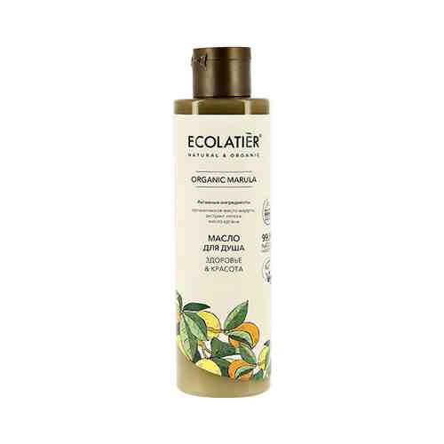 Масло для душа ECOLATIER ORGANIC MARULA Здоровье & красота 250 мл арт. 204257