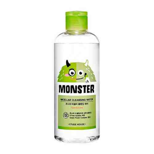 Мицеллярная вода для снятия макияжа с экстрактом алоэ Etude House Monster Micellar Cleansing Water 700ml