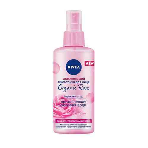 Мист-тоник NIVEA ORGANIC ROSE увлажняющий с органической розовой водой 150 мл арт. 204676