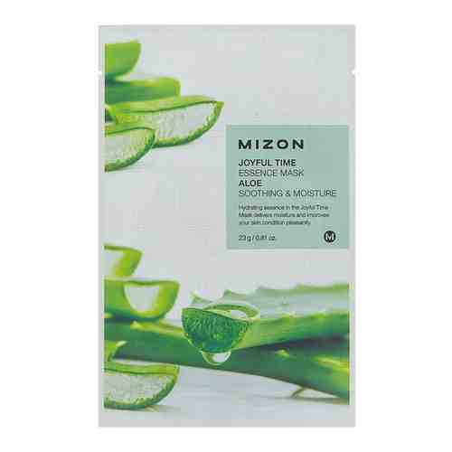 Mizon Joyful Time Essence Mask Aloe тканевая маска с экстрактом алоэ, 23 г, 5 уп.