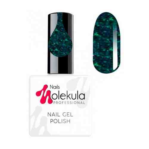 Molekula, Гель лак NAILS MOLEKULA GEL POLISH №154 бордовый С мерцанием 11г