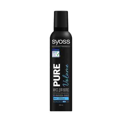 Мусс для укладки волос SYOSS PURE без отдушек и силиконов сверхсильной фиксации 250 мл арт. 165292