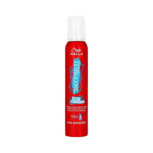 Мусс для волос WELLA SHOCKWAVES Ultra strong hold 200 мл арт. 159444