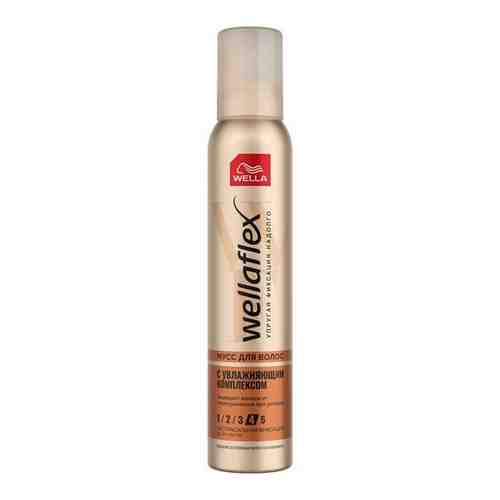 Мусс для волос Wella Wellaflex, Увлажняющий комплекс, экстрасильная фиксация, 200 мл