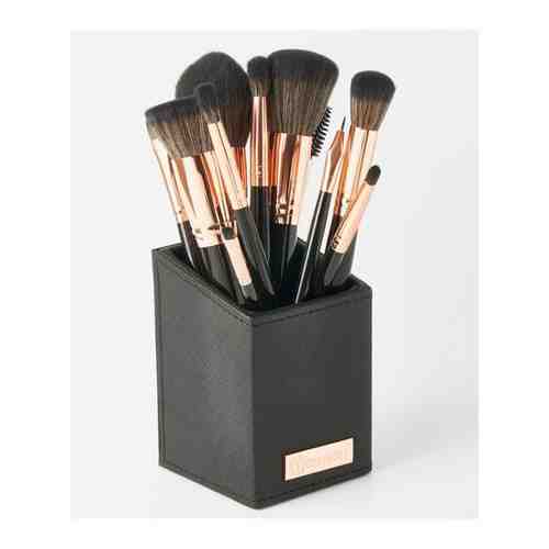 Набор 13 кистей для макияжа в тубусе BH Signature Rose Gold 13 piece brush set exclusive by Beauty Bay