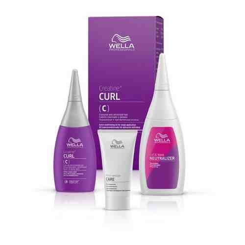 Набор для химической завивки Wella Professional Creatine+ Curl C для окрашенных и чувствительных волос 30/75/100мл