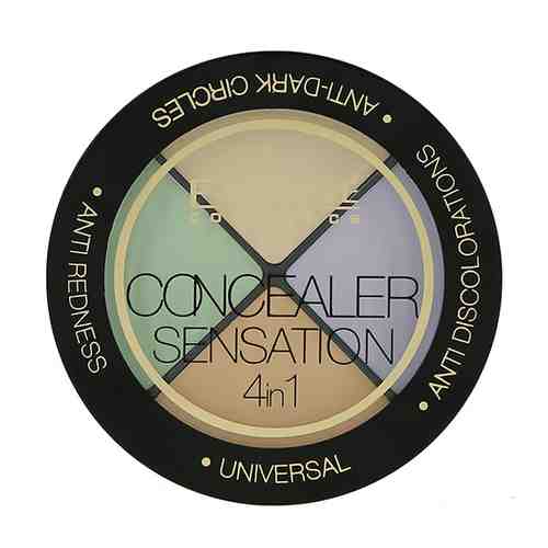 Набор консилеров для лица EVELINE CONCEALER SENSATION 4 в 1 арт. 154717