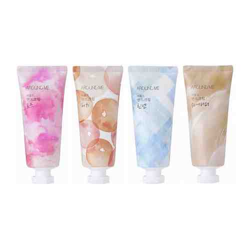 Набор парфюмированных кремов для рук Welcos Around Me Perfumed Hand Cream Set, 60 мл - 4 шт