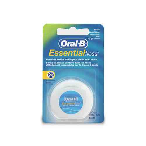 Нить зубная ORAL-B Essential вощеная мятная арт. 24003