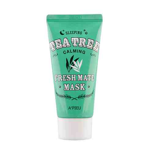 Ночная маска для лица APIEU FRESH MATE MASK успокаивающая с маслом чайного дерева 50 мл арт. 138845