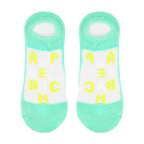 Носки женские SOCKS ALPHABET Green, р-р единый арт. 160372