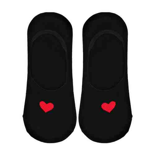 Носки женские SOCKS HEART Black, р-р единый арт. 160385