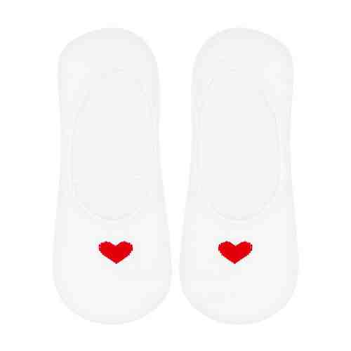 Носки женские SOCKS HEART White, р-р единый арт. 160383