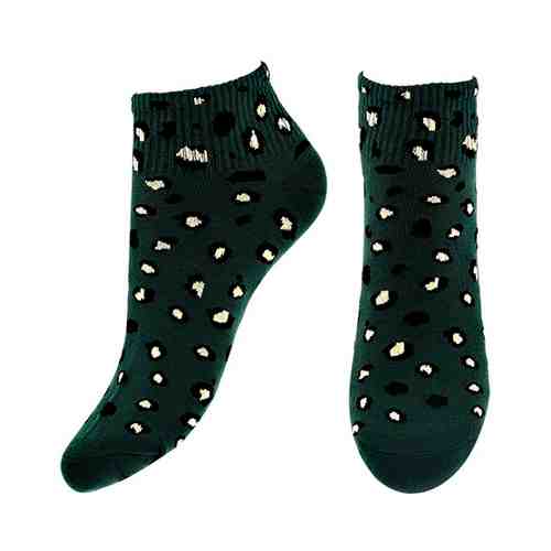 Носки женские SOCKS LEOPARD dark green р-р единый арт. 166756