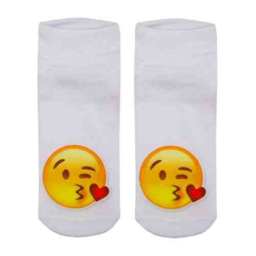 Носки женские SOCKS Little emoji Kiss р-р единый арт. 147190