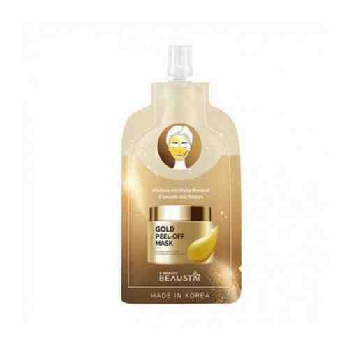 Обновляющая маска с золотом для лица BEAUSTA Gold Peel Off Mask 20мл