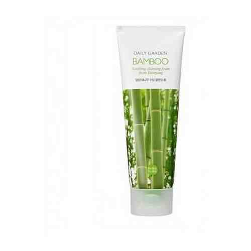 Очищающая пенка с бамбуком Daily Garden Bamboo Soothing cleansing foam from Damyang