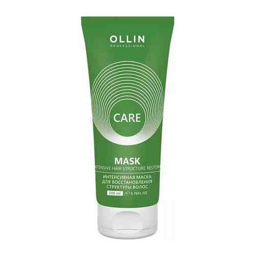 OLLIN CARE Интенсивная маска для восстановления структуры волос 500мл/ Restore Intensive Mask