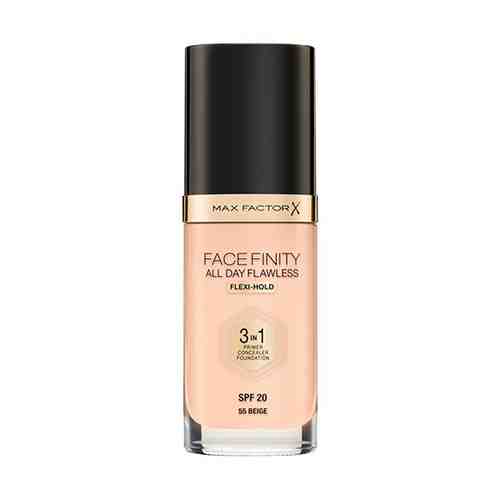 Основа тональная для лица MAX FACTOR FACEFINITY ALL DAY FLAWLESS 3 в 1 тон 55 арт. 74944