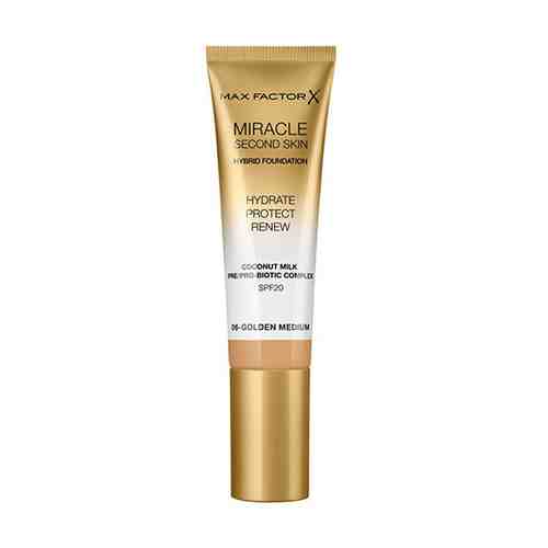 Основа тональная для лица MAX FACTOR MIRACLE TOUCH SECOND SKIN тон 06 golden medium арт. 202847