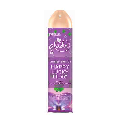 Освежитель воздуха GLADE Happy Lucky Lilac 300 мл арт. 213156