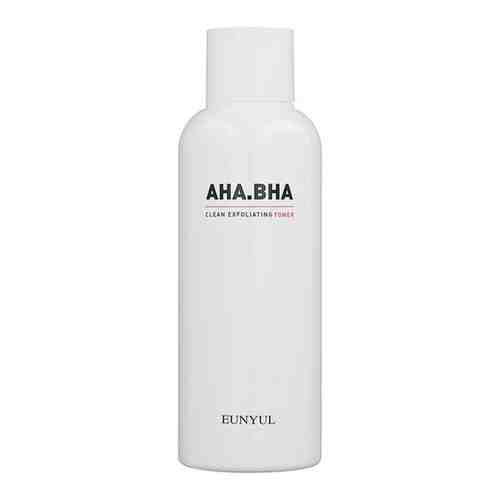 Отшелушивающий тонер с AHA и BHA кислотами Eunyul AHA BHA Clean Exfoliating Toner 180ml